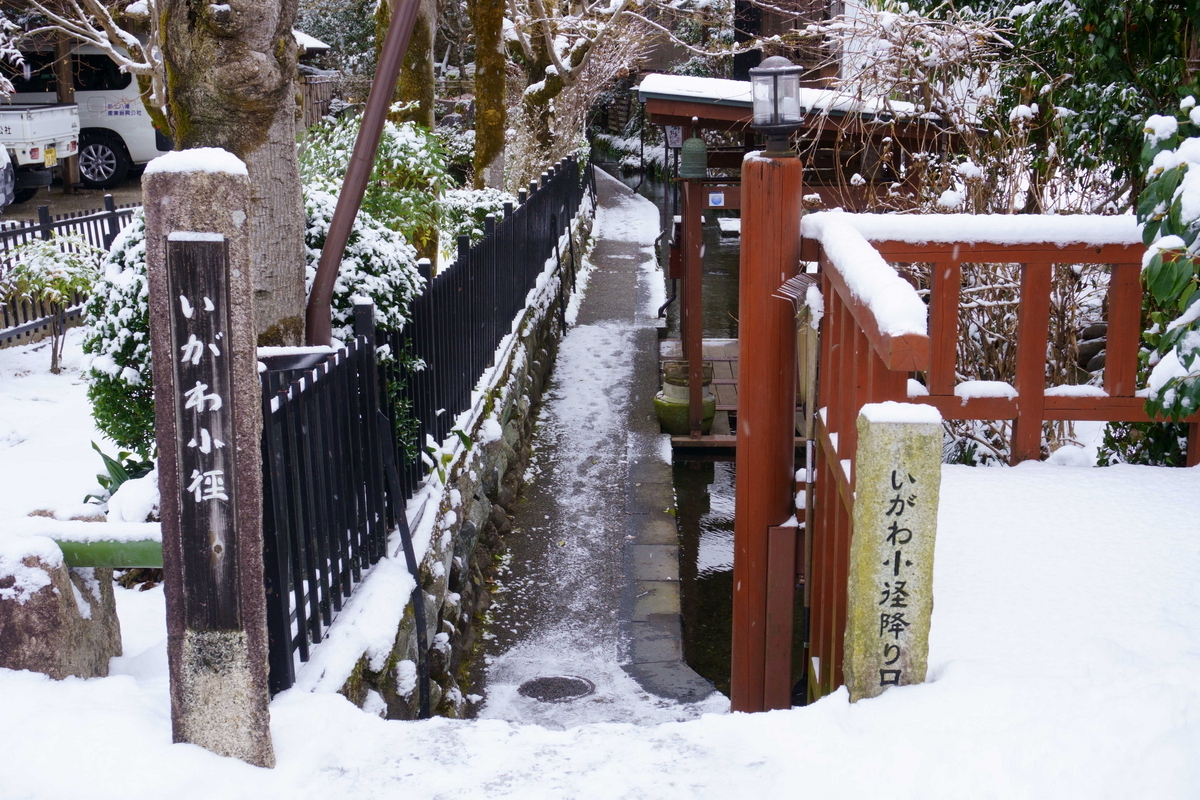 いがわ小径の入り口