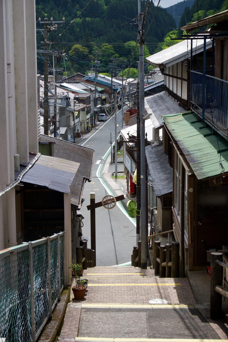 階段からの景色。
