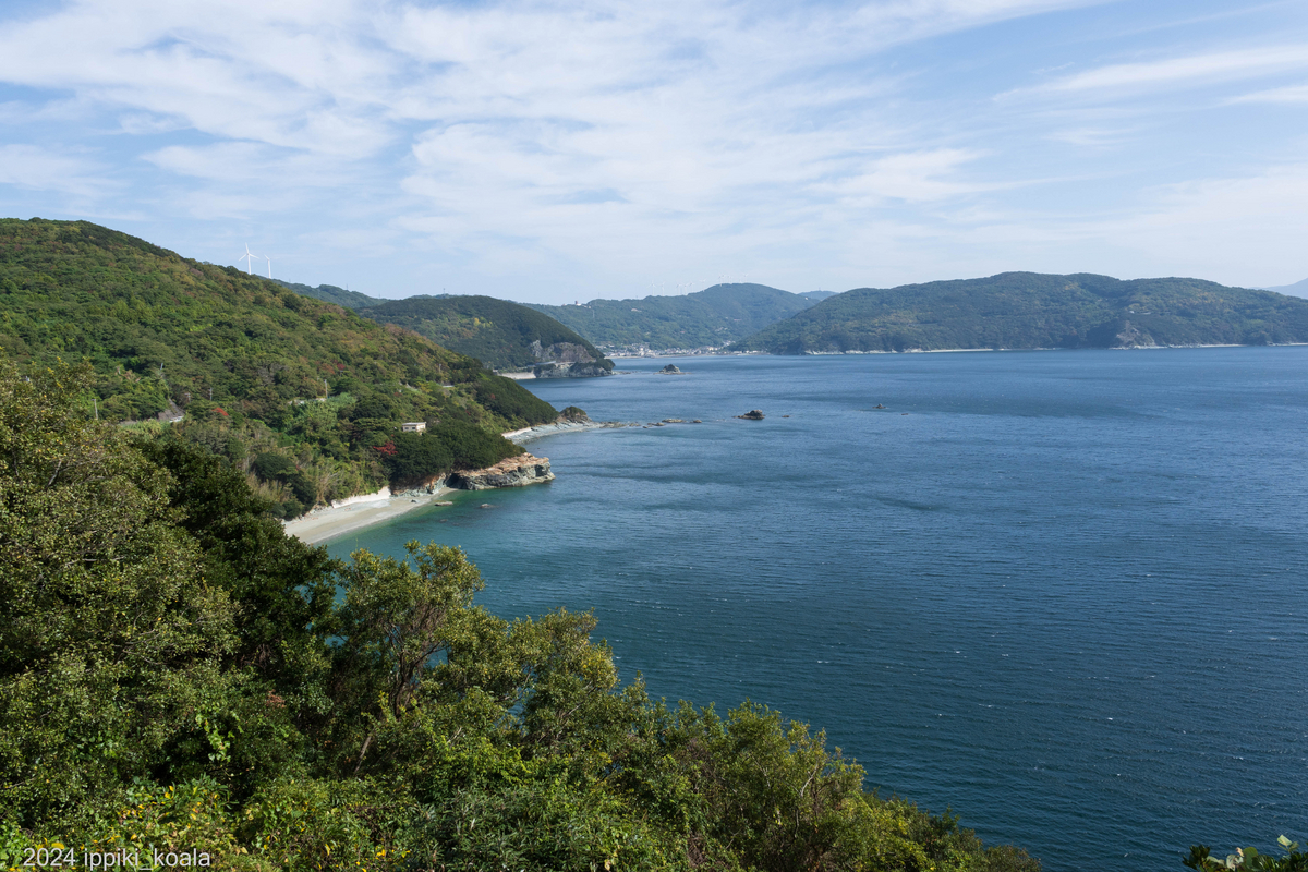 絶景ではあるがきつい道