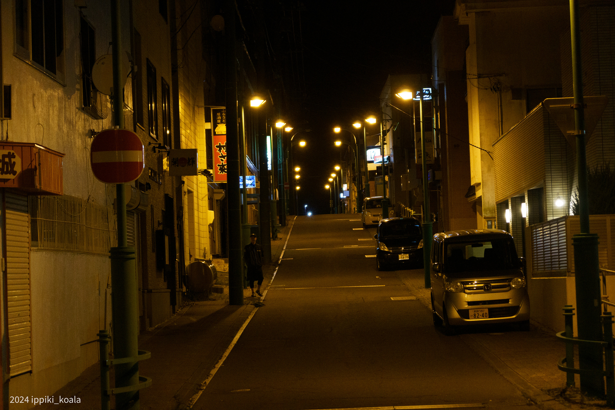 酔っ払いながら宿に戻る