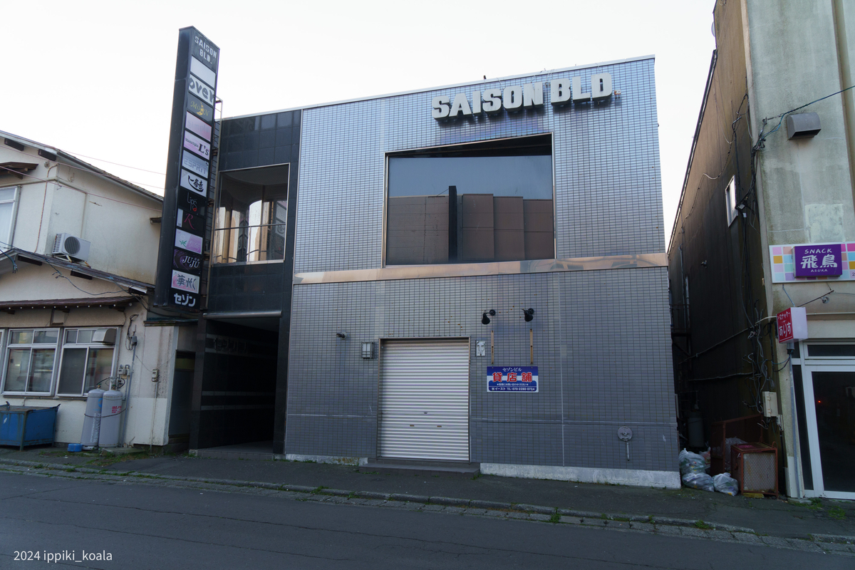 少しおしゃれなスナック跡が多い。