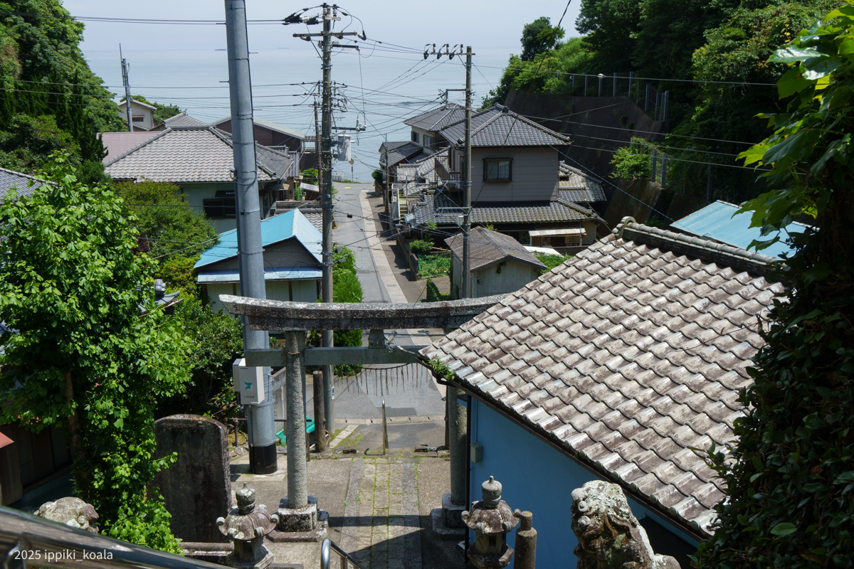 飯縄神社から