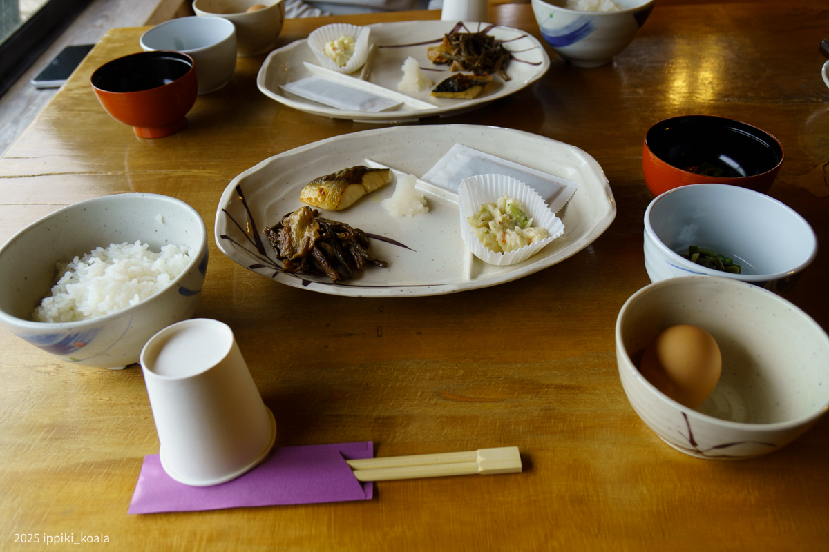 朝ごはんもおいしかった