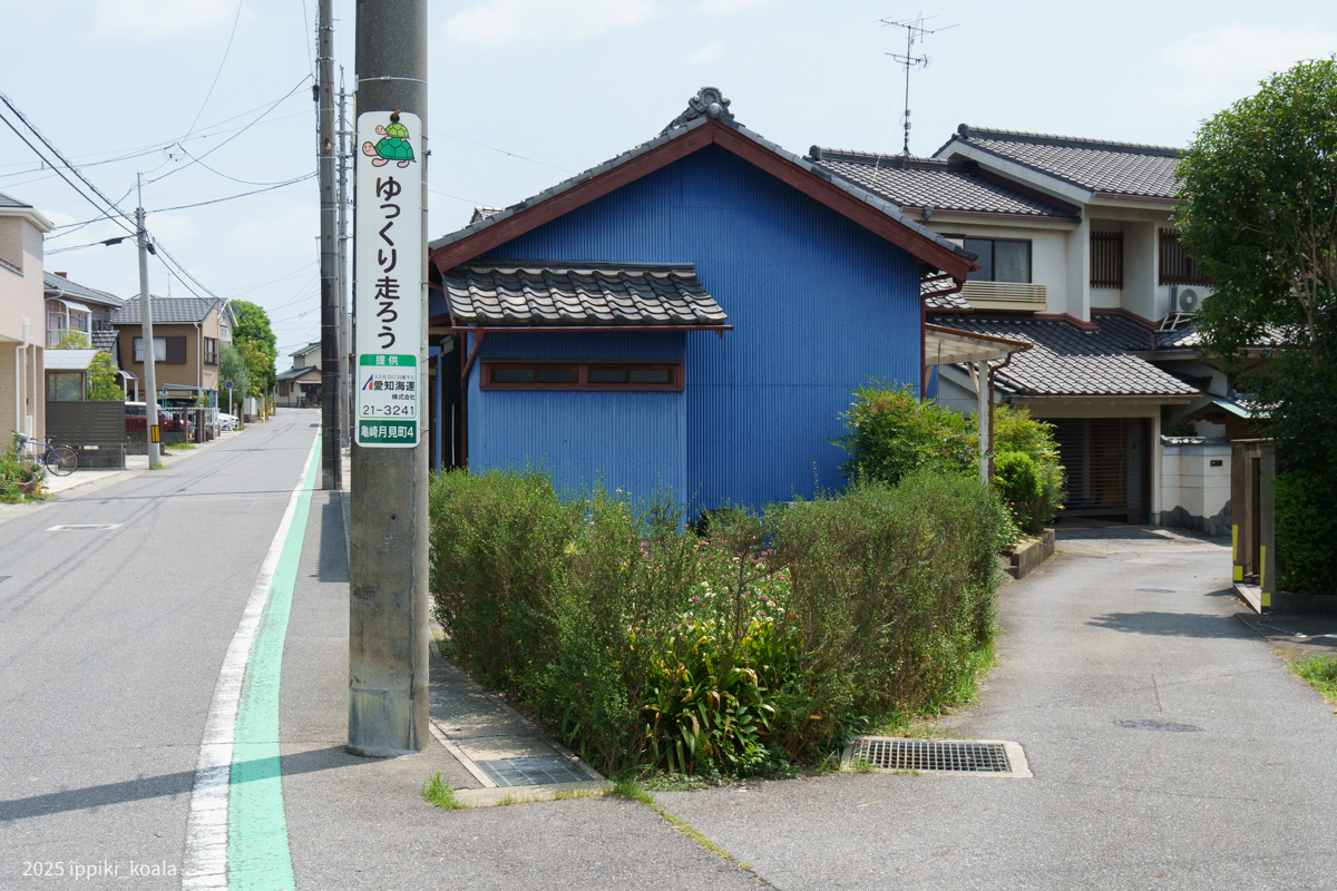 Y字路がたくさんありました