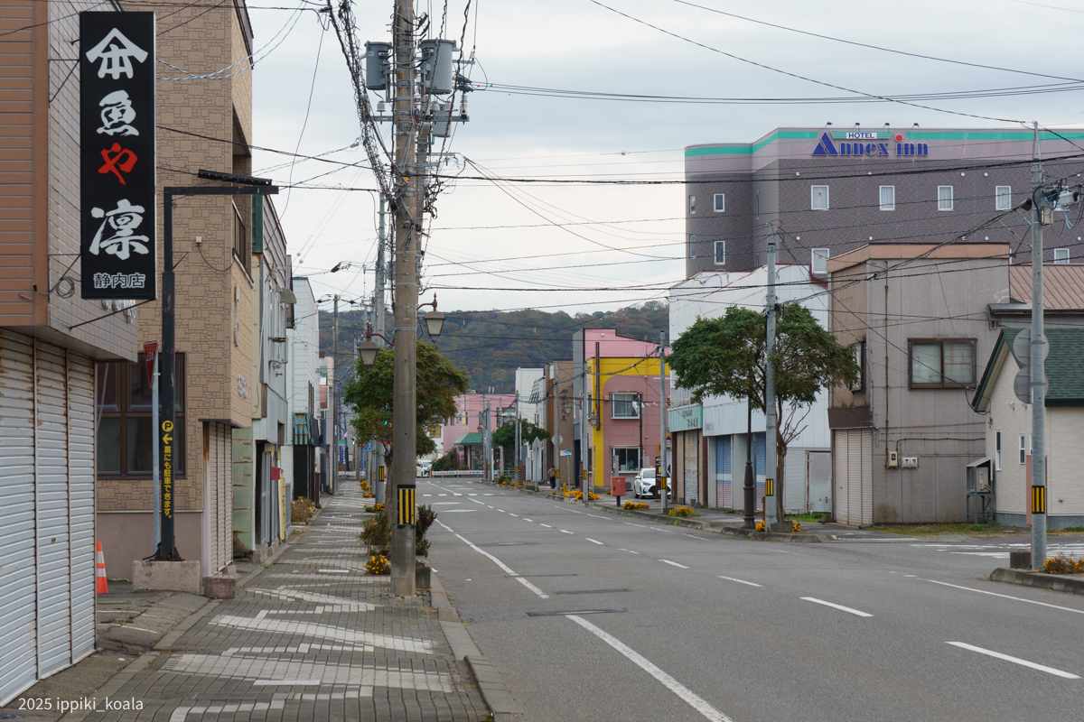 静内を歩きます