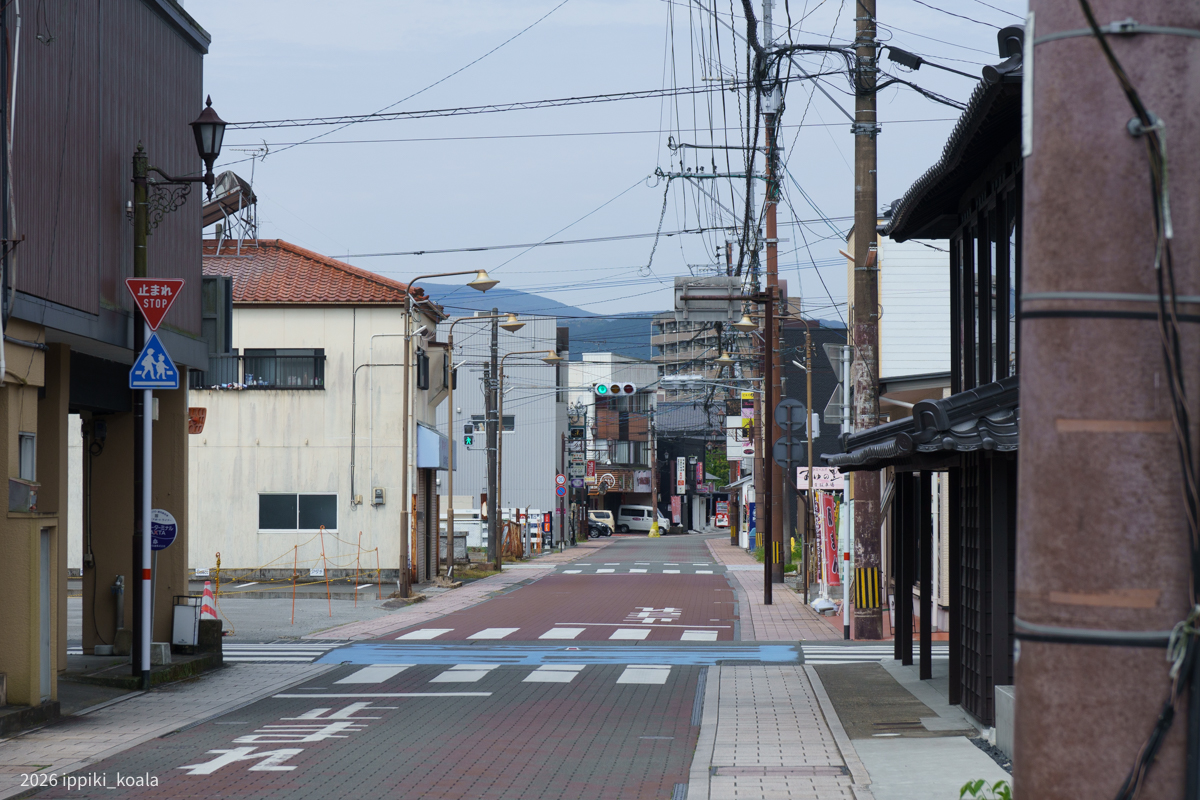 駅の方へ