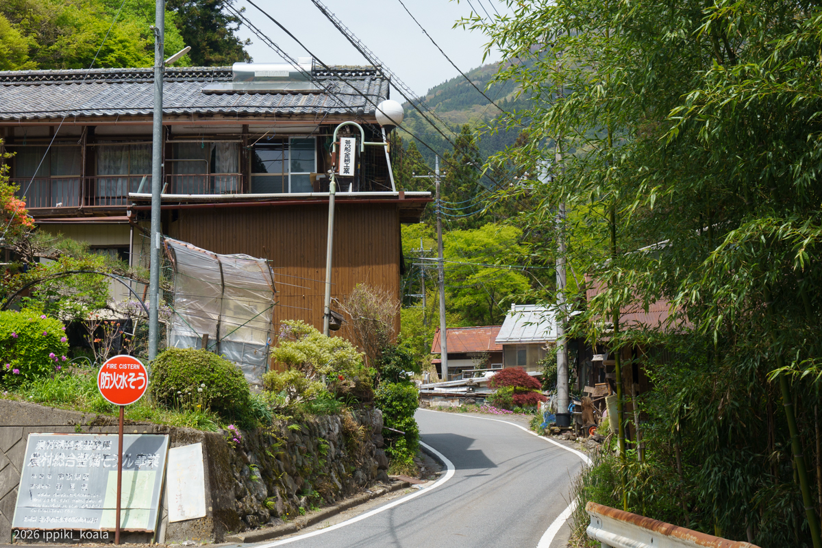 ぽつぽつ建物があります