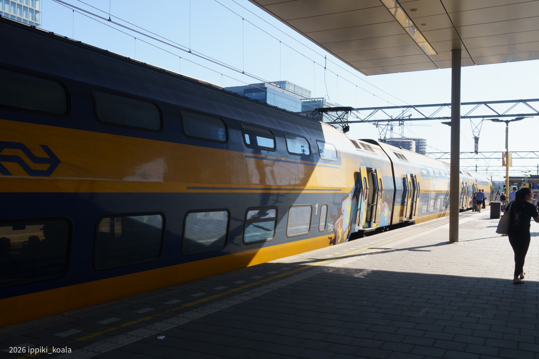 オランダ国鉄でAmsterdam Zuidへ