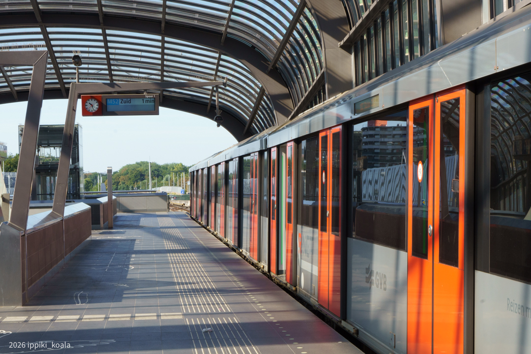 Amsterdam Noordに到着